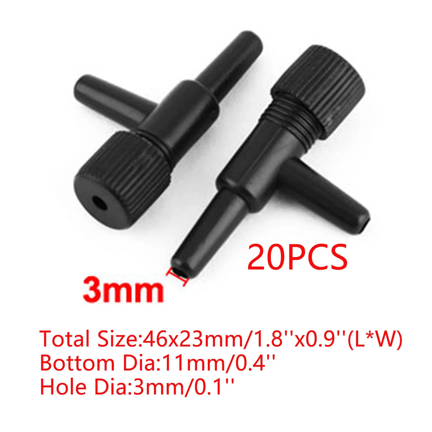 UXCELL Fish Tank Air Line Tubing Volume Control Valve 2 ways Aquarium Connector Pump Flow Pipe Valves Tube Hose Accessories
