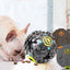 1PC Black Molars Bite Sound Toy Leaky Food Ball Dog Suitable for Large, Medium and Small Dogs Educational Toy Ball