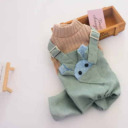 Spring and Autumn New Pet Dog Rompers Small Dog Four-legged Clothes Sweater Pet Puppy Fluffy Skirt Cute Jumpsuit for Dogs