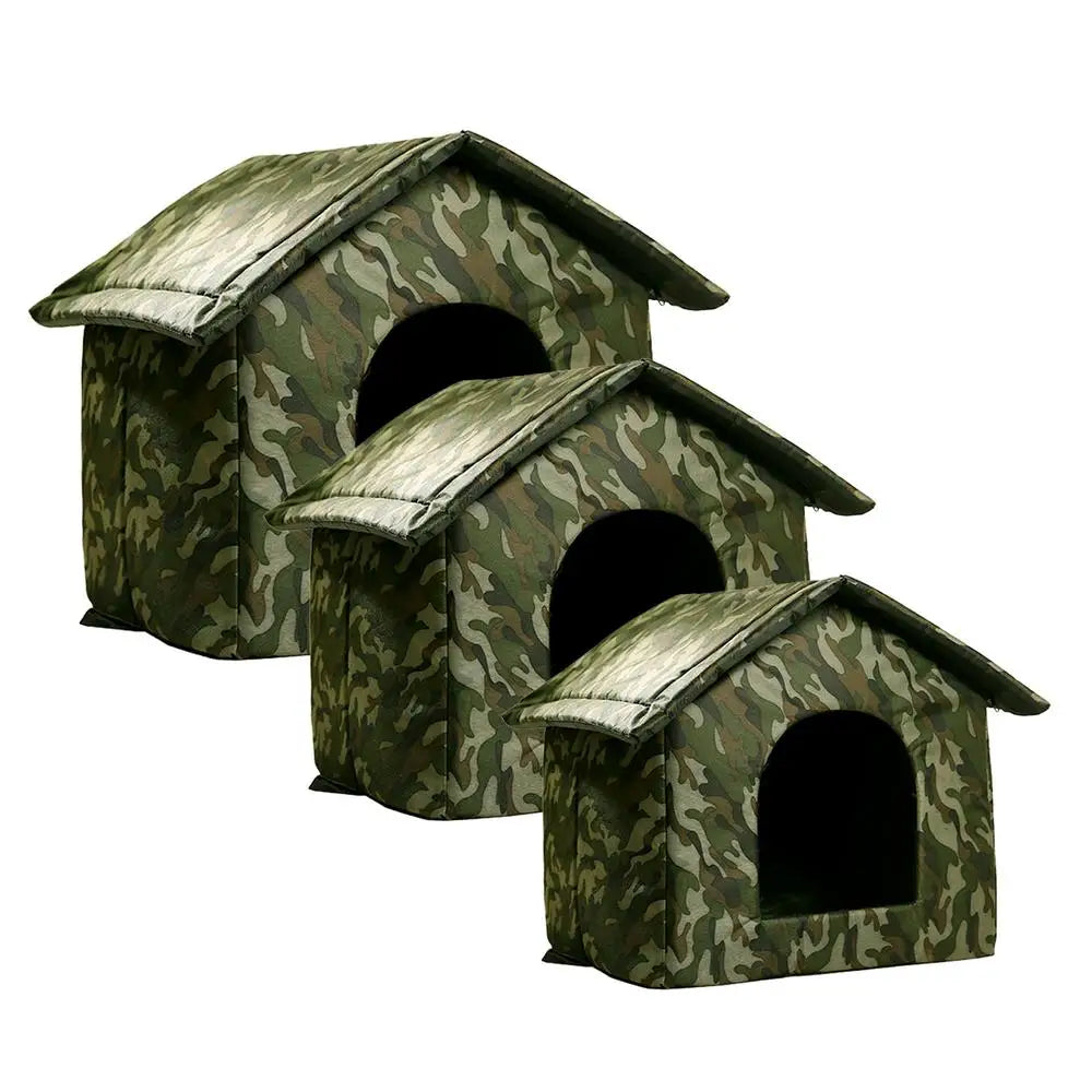Outdoor Dog Bed Waterproof Roof Bed Waterproof Warm Dog Kennel Winter Tent Dog Nest Thickened Cold-Proof Nest Cat House