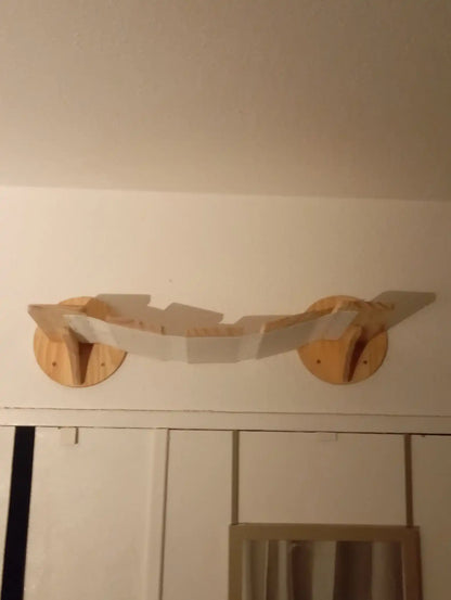 Cat Climbing Shelf Scraper for Cats Bridge Channel Beds And Furniture Cat Tree Tower Cat Toy Interactive Pet Accessories