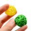 10pcs Primary Color Sepak Takraw Parrot Chewing Toy Ball Pet Bird Foot/foot Scratching/foot Toy Pet Chewing Toy Sepak Takraw