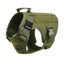 Tactical Dog Harness Leash Collar Military No-Pull Service Dog Vest Heavy Duty Dog Harness for Medium Large Dogs German Shepherd