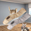 Collapsible Cat Winter Suede Tunnel for Puppy Rabbit Kitten Play Chase Hide Tunnel,Interactive Bedding Toy in 2 ways,3 ways, Cro