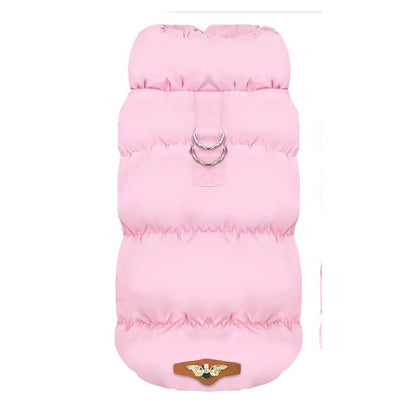Winter Dog Down Jacket for Small Medium Dogs, Thicken Warm Puppy Puffer Jacket Turtleneck Padded Coat Cold Weather Dog Clothes