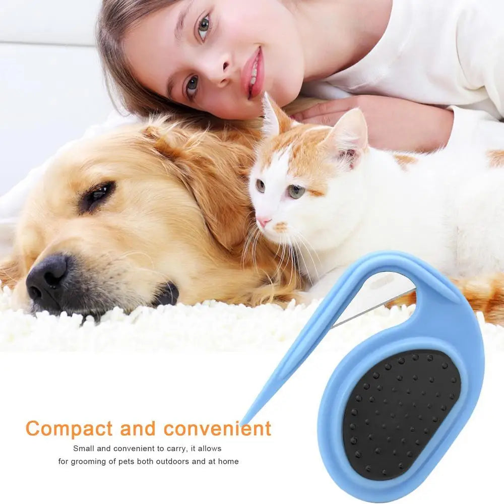 Dematting Comb For Dogs Pet Mat Splitter Effective Open Knot And Undercoat Comb Hair Clippers For Pet Grooming And Hair Removal