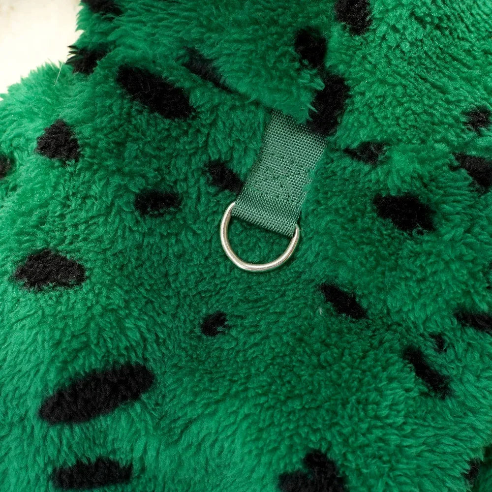 Pet Frog Costumes for Party Funny Small Dog Cat Cosplay Coat Hoodie Outfits Warm Winter Fleece Puppy Clothes Chihuahua Jumpsuit