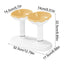 Cat Dishes For Food And Water Height Adjustable Pets Water And Food Bowl Set Large Capacity Cat Food Feeder And Waterer Set For