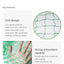 Garden Netting Green Woven Mesh Protect Plants Fruits Flowers Trees Stretch Fencing Durable Net Stops Birds Deer Animals