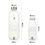 Silent Fine Needle Stainless Steel Striking Needle Water Bottle, Dragon Cat Beige Long Hair  Feed Water, Drinking Bottle
