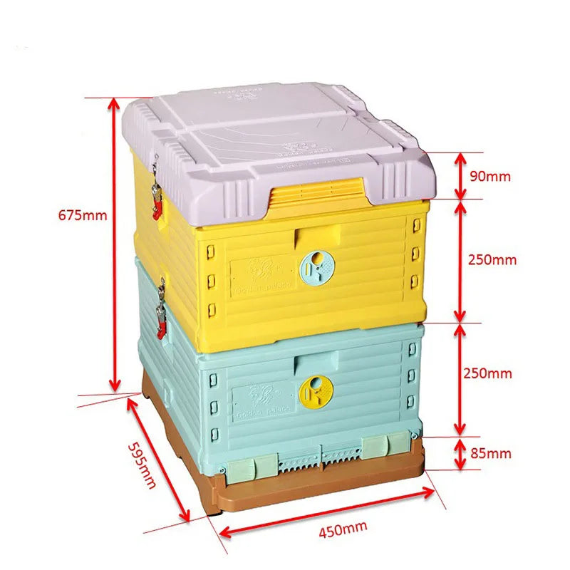 Functional plastic beehive Lang style beehive in bee bee hive