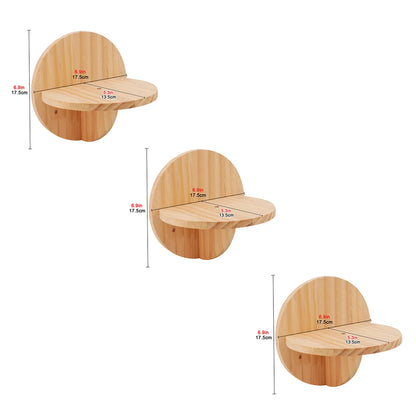 Wall Mounted Cat Perch Corner Platform With Felt Easy-to-Clean Cat Hammock Suit Cat Climbing Rope to Make Kitten Exercise Indoor
