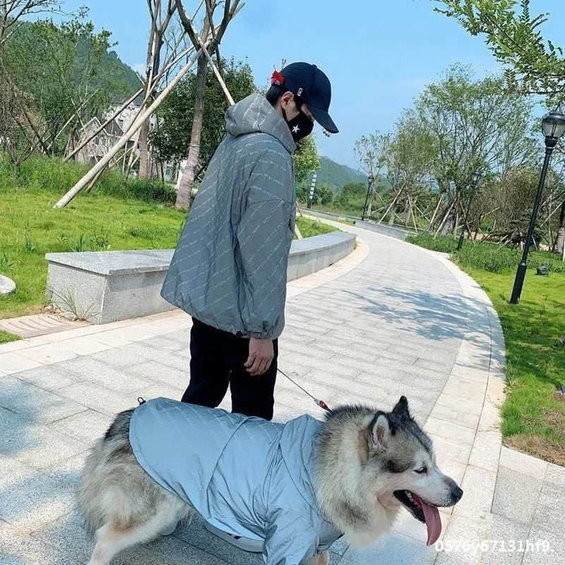 Pet Clothes  Pets Acessorios  Dog Clothing  Dog Costume Parent-child Wear Spring and Autumn One Color Eight Sizes
