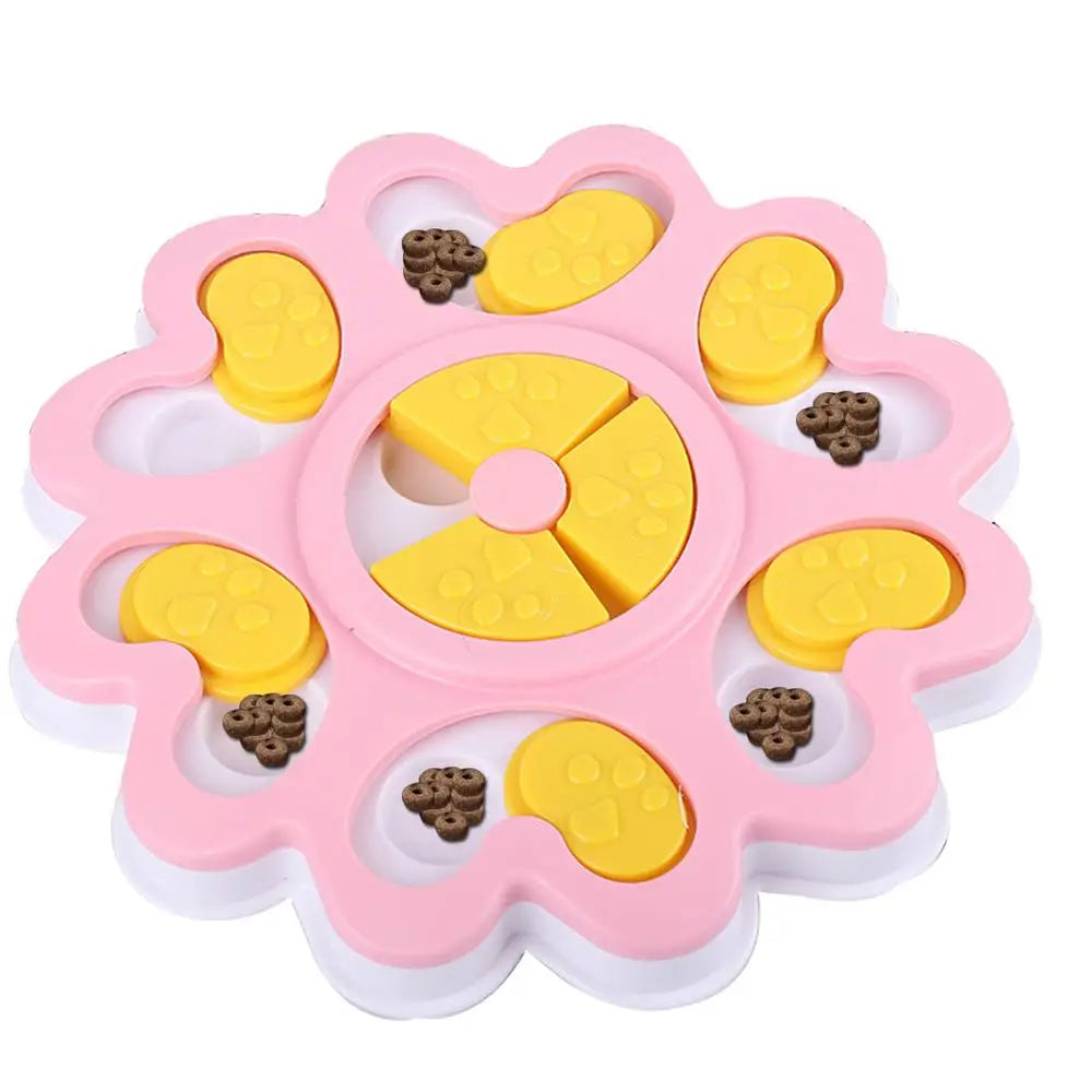 Dog Puzzle Toys Anti-slip Dog Puzzle Toys Blue/Pink/Grey Dog Interactive Toys  For Brain Stimulation And IQ Training