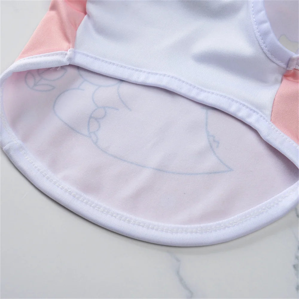 Cute Print Puppy Dog Vest Shirt Spring Summer Pet Clothes for Small Dogs Pomeranian Poodle Cat Shirts mascotas Clothing Apparel