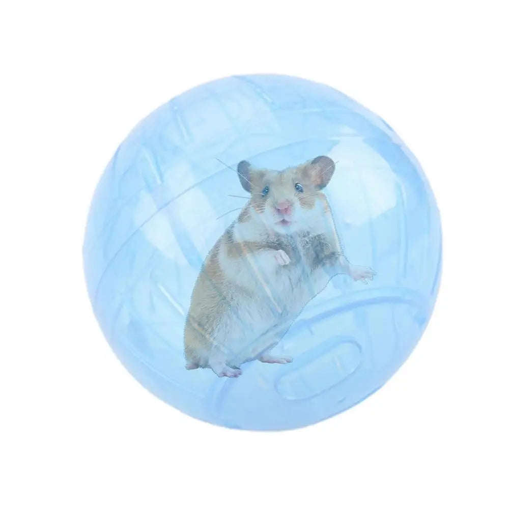 Hamster Exercise Balls With Traction Rope Transparent Hamster Running Ball Wheel Safe Hamster Exercise Balls Pet Supplies