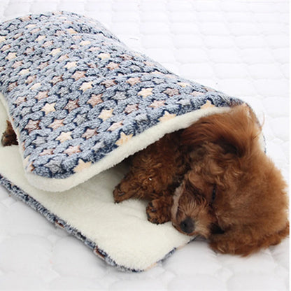 Soft Flannel Pet Mat dog Bed Winter Thicken Warm Cat Dog Blanket puppy Sleeping Cover Towel cushion for small Medium large dogs