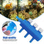 Fish Tank Air Splitter Fish Tank Air Pump Splitter Valve Aquarium Air Flow Control Lever Valve Distributor Splitter Airline Tube