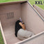Outdoor Solid Wood Sunscreen Rain Protection Dog House Kennel Large Medium-sized Dog Courtyard Villa Universa
