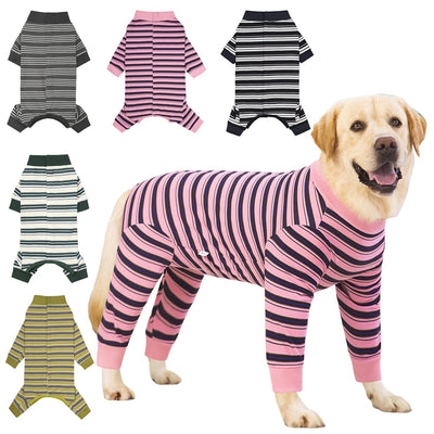Full Cover Dog Jumpsuit Dog Recovery Suit After Surgery Anti Shedding Bodysuit Pet Claming Pajamas for Small Medium Large Dogs