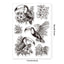 1pcs Bird Branch Silhouette Clear Stamps Birds Trees Clear Rubber Stamps Silicone for DIY Scrapbooking Photo Album 6.3x4.33inch