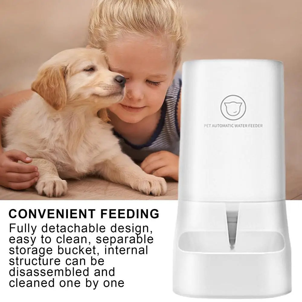 Cat Feeder Automatic Gravity Feeding System Large Mouth Design Pet Feeder Safe Using Dog Automatic Feeders Cat Water Dispenser