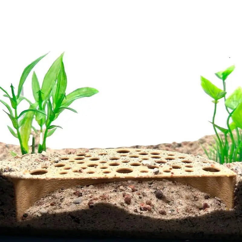 Aquarium Shrimp Breeding Cave Aquarium Hide Shrimp Tunnel Fish Hide Shrimp Breeding Protector Aquarium Decor Fish Tank Feed Tool