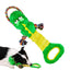 Green Dinosaur Rope Toy Pet Chew Training Animal Toy Pet Chew Training Animal Design Oral Health Teeth Cleaning Pet Squeaky Toy