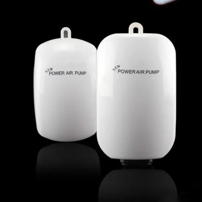 3W Ultra Low Noise Aquarium Air Pump Fish Tank Mini Air Compressor Oxygen Pump Fish Tank Aquarium Oxygen Pump Two Outlets
