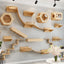 1 Piece Cat Wall Mounted Cat Climbing Wooden Shelves Cat Tree Cat Ladder Big Jumping Platform Cat Furniture Cat Perch for Kitten
