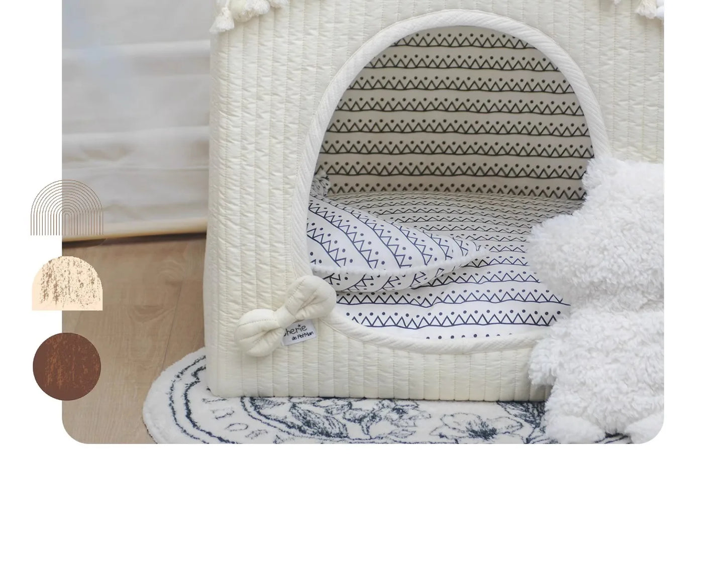 Petman Small Dog Pet Tent Maltese Internet celebrity Winter Warm Closed Kennel Villa Removable