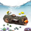 Aquarium Decor Hollow Trees Ornament For Aquarium Landscape Aquarium Tree Stump Rock Hollow Cave Stone For Cichlid Betta Fish