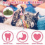 Fashion Cat Wand Toy, Natural Wooden Cat Teaser Wand for Cat, Interactive Elastic String Cat Stick Pole Toy for Indoor Cats