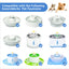 USB Replace Water Pump for Pet Cat Dog Water Fountain Pump Cat Water Dispenser Dog Water Dispenser Fish Tank Submersible Pump