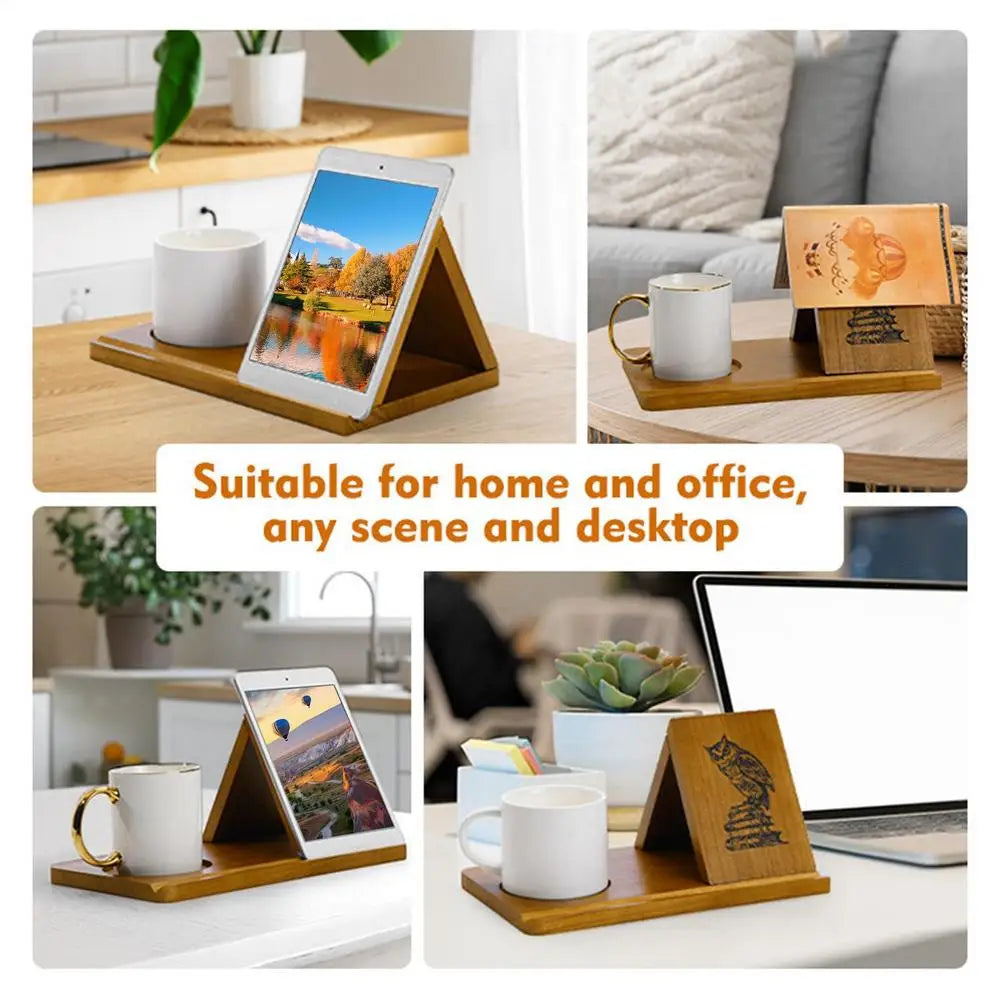 Book Nook Reading Valet Tiny Bookshelf Decorative Reading Book Stand Creative Bedside Book Holder Tabletop Bookshelf For Home
