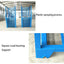 Heavy Duty Foldable Warehouse Iron Wire Cage Mesh Collapsible Container Pallet Cage Metal Collapsible Shipping Cage with Wheels