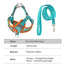 Pet Suede Chest Harness Vest Dog Strap Reflective Leash Retractable For Small Light And Convenientn