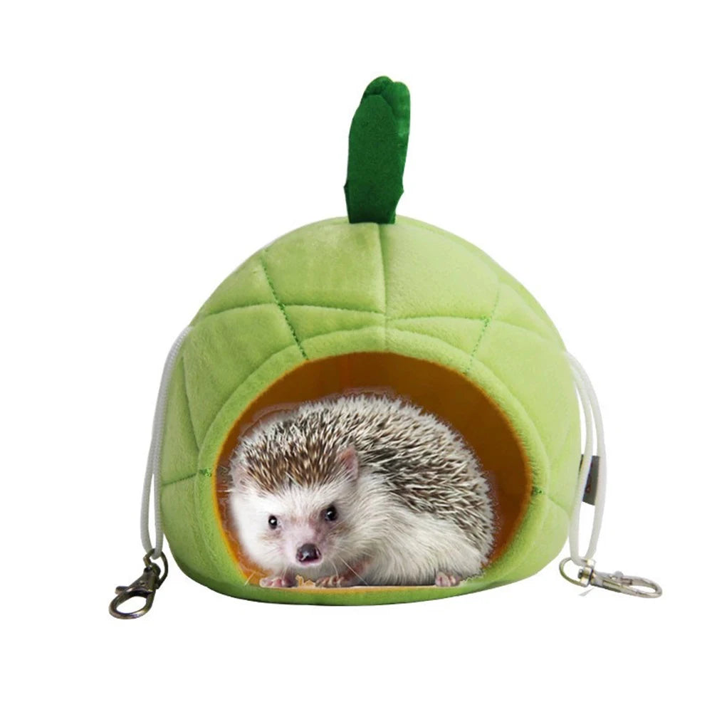 Cute Hamster Bird Cage Hammock Winter Warm Little Pet House Home for Sugar Glider Chipmunks Parrot mascotas Sleeping Bags Beds