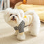 2024 Dog Clothes Cute Dog Hoodies Thin Autumn Winter Dog Coat with D-Ring Striped Print Puppy Sweatshirt Cat Jacket Pet Apparel