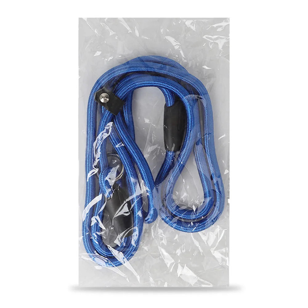 Nylon Dog Leash Pet Puppy Slip Lead Rope Dog Slip Leash Chain Collar Adjustable No-Pull Dog Training Leash for Small Dogs Yorkie