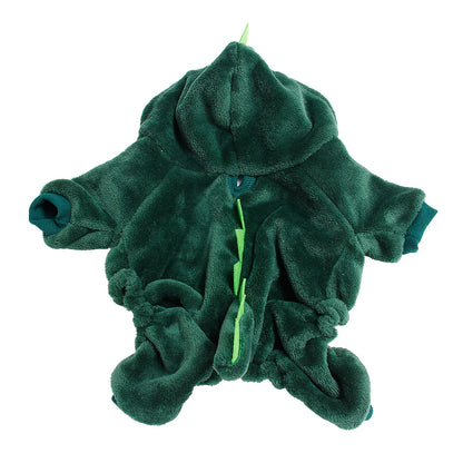 Winter Jacket For Dog Small Dog Coat Dinosaur Dogs Costume Christmas Outfit For Pet Medium Dogs Clothes Chihuahua Puppy Sweater