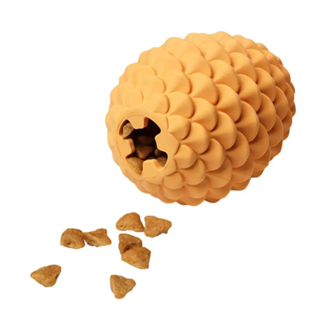 Dog Treat Dispensing Toy Pine Cone Dog Chew Toy Bite Resistant Pet Supplies For Dog Puppy For Treat Dispensing Teeth Cleaning