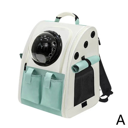 Space Capsule Pet Bag Large Space Portable Backpack For Cats And Dogs Small Pet Capsule Foldable Safe And Breathable Comfortable