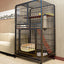 Pet Square Folding Foldable 3 Layer Big Cat Cage Villa Indoor Luxury 3 Tier Design Large Cage