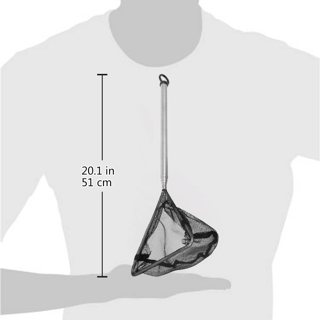 UXCELL Aquarium Fish Net Fishing Fine Net Mini and Shrimp Easy Grip Extendable Stainless Steel Handle Fish Tank Accessories