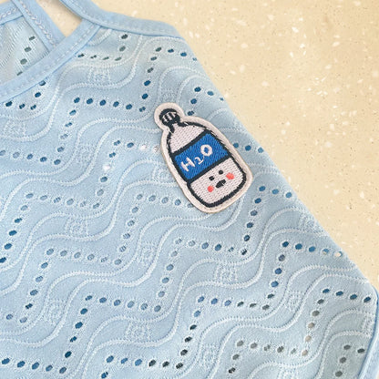 Spring and summer small dog clothing minimalist suspender thin breathable small and medium-sized dog pet cat clothing supplies