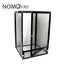 Reptile Detachable Habitat Tank Terrarium Transparent Aluminium Air Screen Cage Front Opening Door Full View Lizard Chameleon