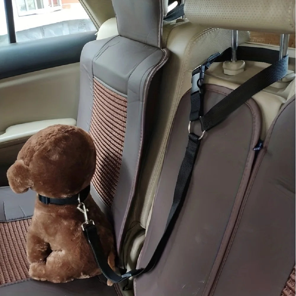 Ring Dog Car Seat Belt Durable Nylon Dog Seat Belt For Small Large Dogs Adjustable Lead Puppy Travel Car Safety Rope