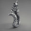 1pc Vintage Dark Alloy  Cartoon Little Cat Open Ring For Women Personality Fashion Simple Ring Handicraft Gift For Girl
