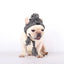 Winter Soft Dog Hat Warm Pet Dog Knitted Hat with Ear Holes Windproof Knitting French Bulldog Hat for Puppy Small Medium Dog Cap